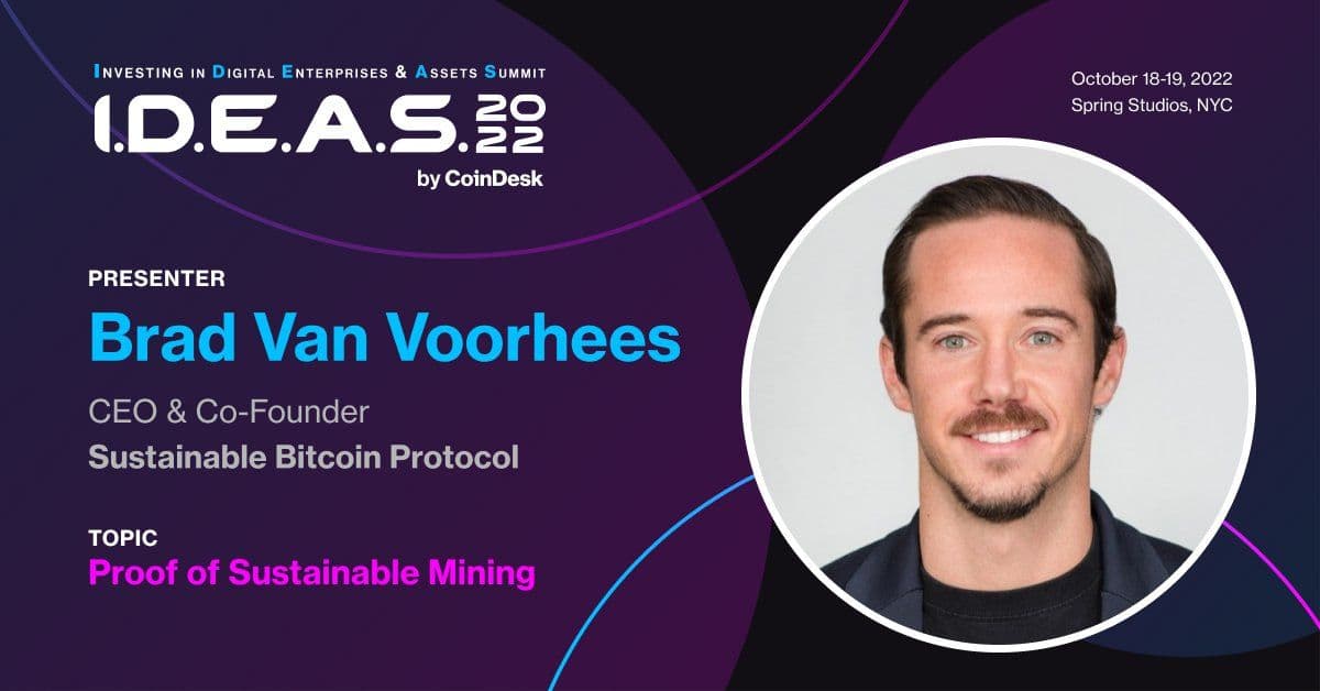 Headline Presentation at the CoinDesk IDEAS Conference