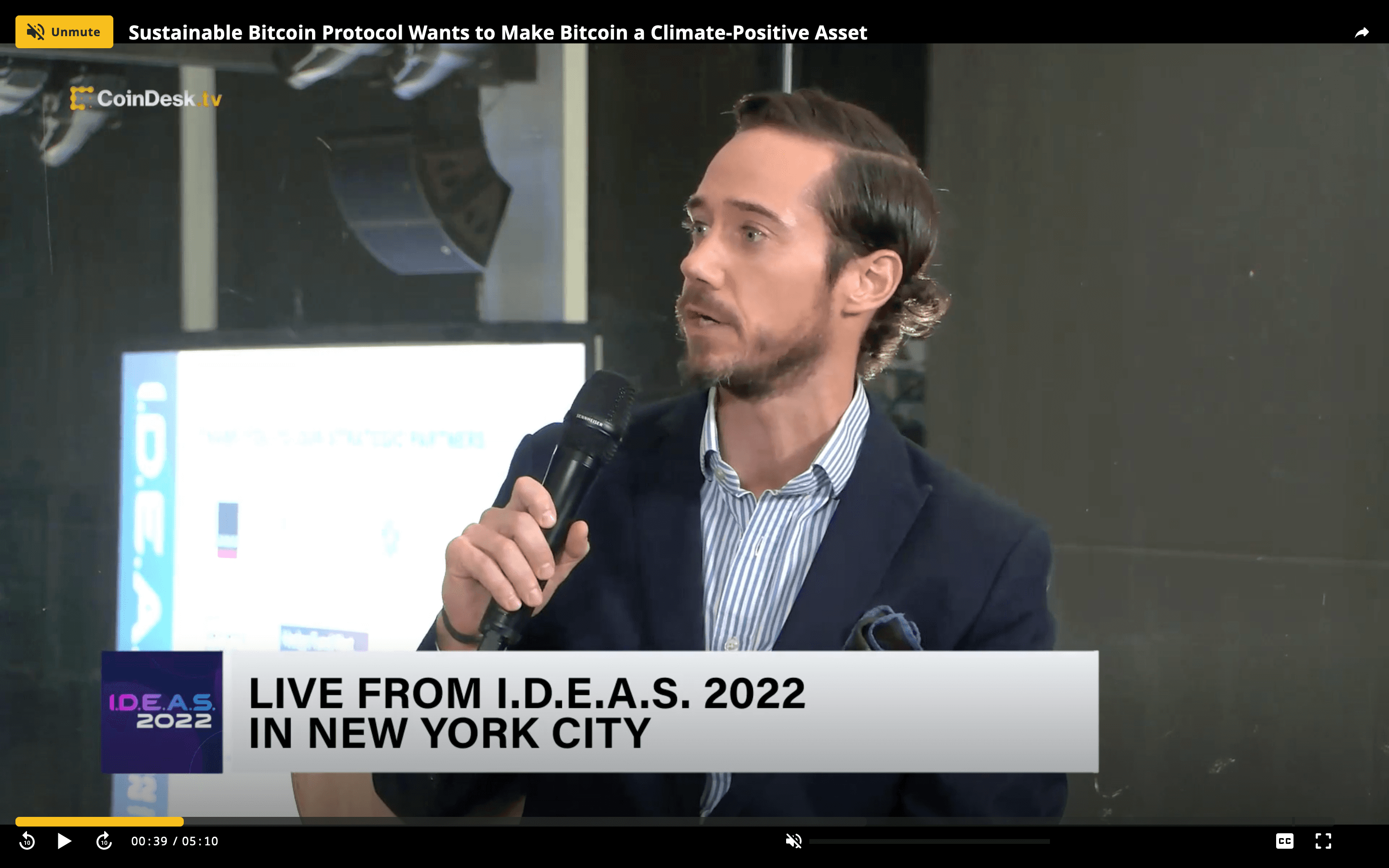 Interview with SBP CEO on Coindesk Live